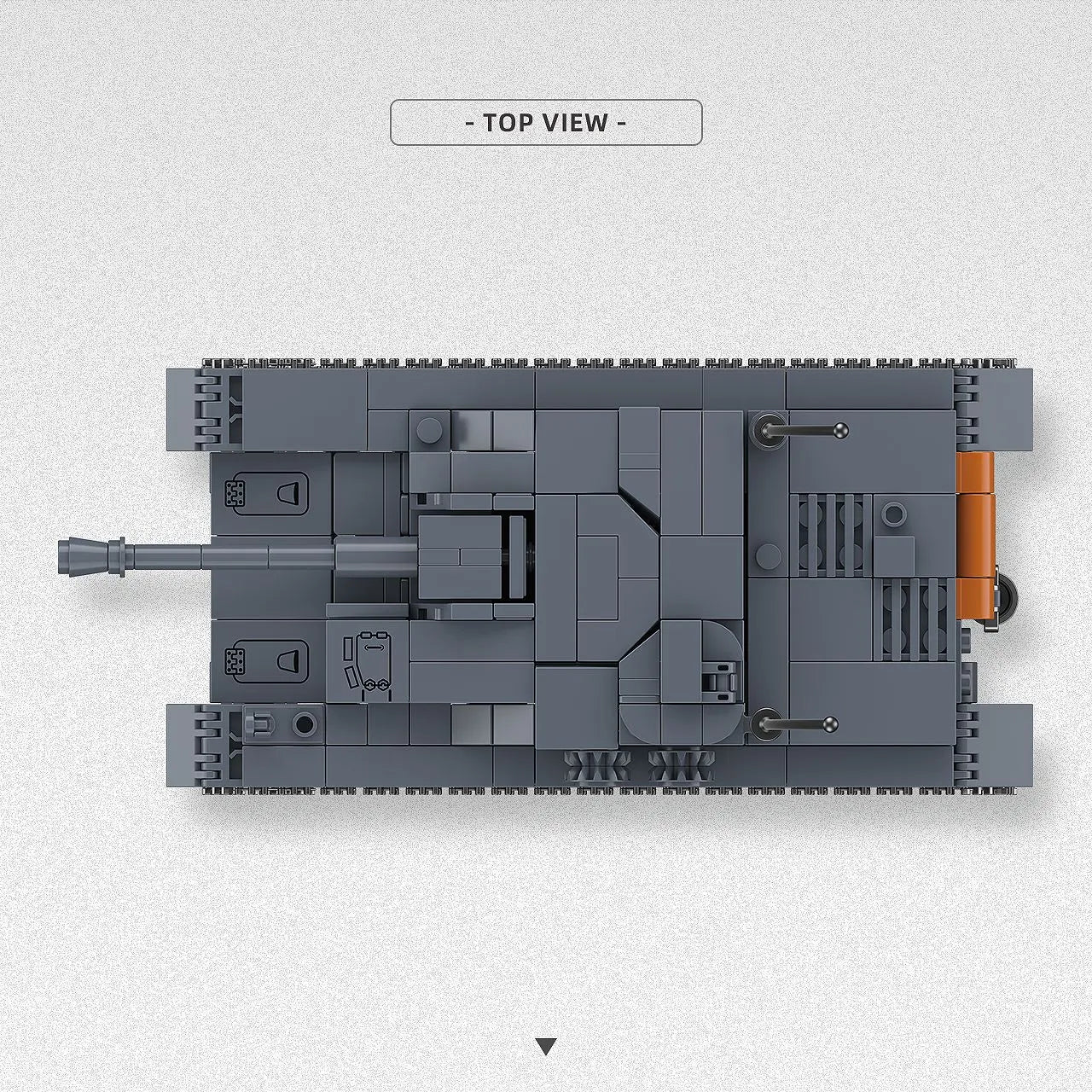 StuG IV Tank Military Building Blocks Set
