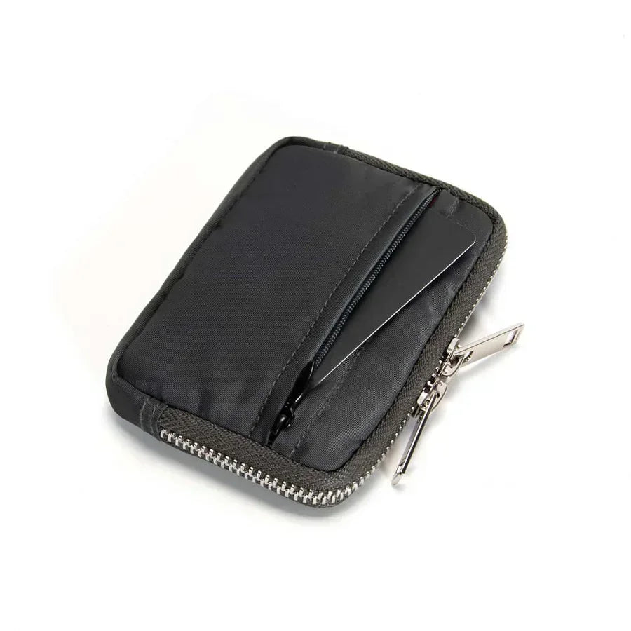 Mini Zip Pouch Wallet & Earbuds Organizer
