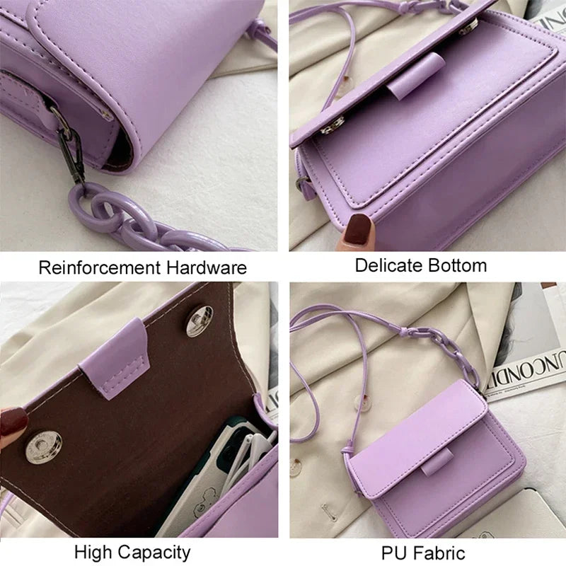 Brand Women S Small Crossbody Bag Lightweight Pu Leather Messenger Flap Handbag Purse Summer Travel