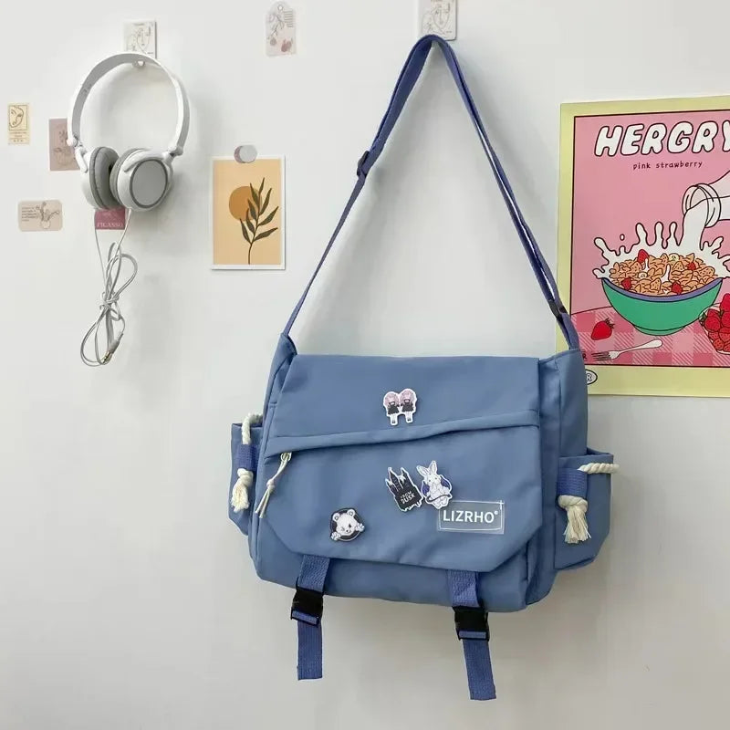 Korean Style Crossbody Messenger Bag for Students