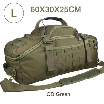 Tactical Duffle Backpack – 25L 45L 80L MOLLE Camping Travel Bag
