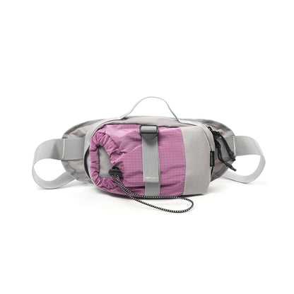 Unisex Crossbody Sling Bag with Water Bottle Holder for Hiking