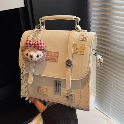 Cute Mini Backpack for Women – Korean Aesthetic Satchel Bag