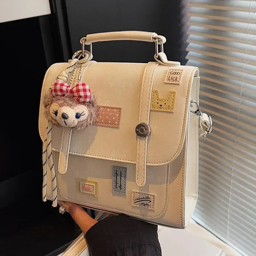 Cute Mini Backpack for Women – Korean Aesthetic Satchel Bag