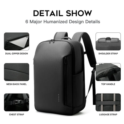 Bange 15.6" Laptop Backpack – Multi-Pocket Waterproof Business Travel Bag