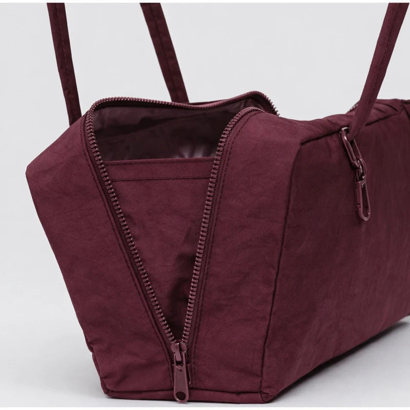 Nylon Bowling Shoulder Bag – Women's Large Capacity Handbag