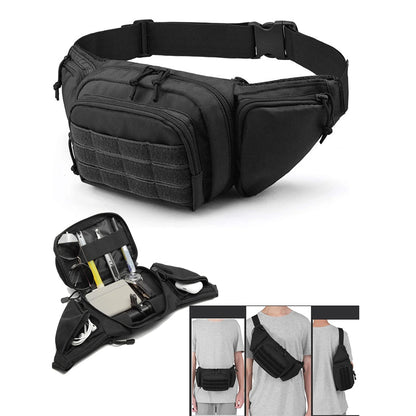Tactical Waist Bag – MOLLE Fanny Pack for Hiking & Cycling