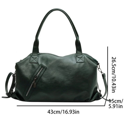 Large Capacity Soft Leather Tote Bag for Women