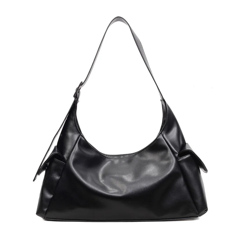 Casual Simple Large Capacity Shoulder Bag Winter Korean Version Temperament Tote Underarm