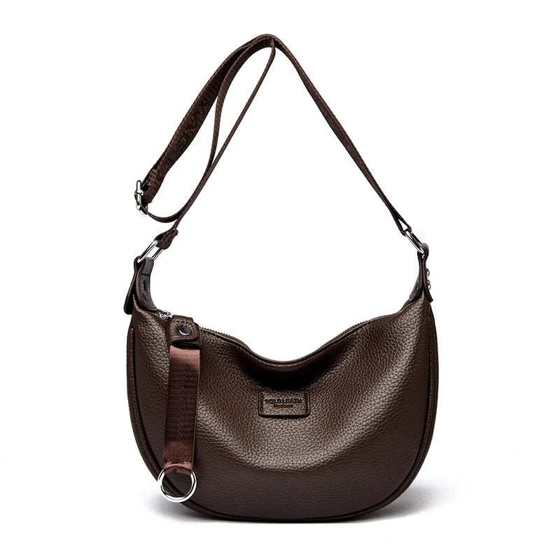 Dumpling Shoulder Bag for Women – Soft PU Leather Commuter Purse