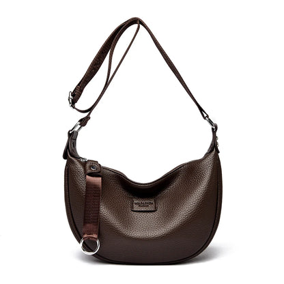 Dumpling Shoulder Bag for Women – Soft PU Leather Commuter Purse