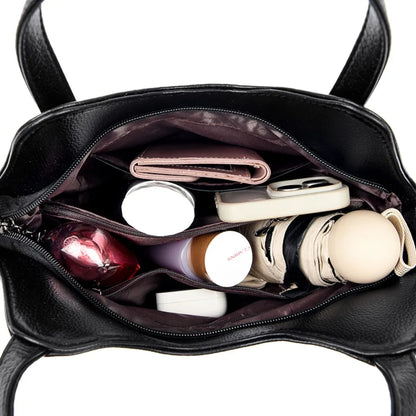 Leather Tote Shoulder Bag for Women – Luxury Handbag
