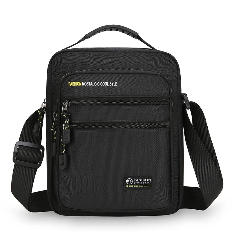 Men's Crossbody Bag – Large Capacity Multi-Pocket Shoulder Bag