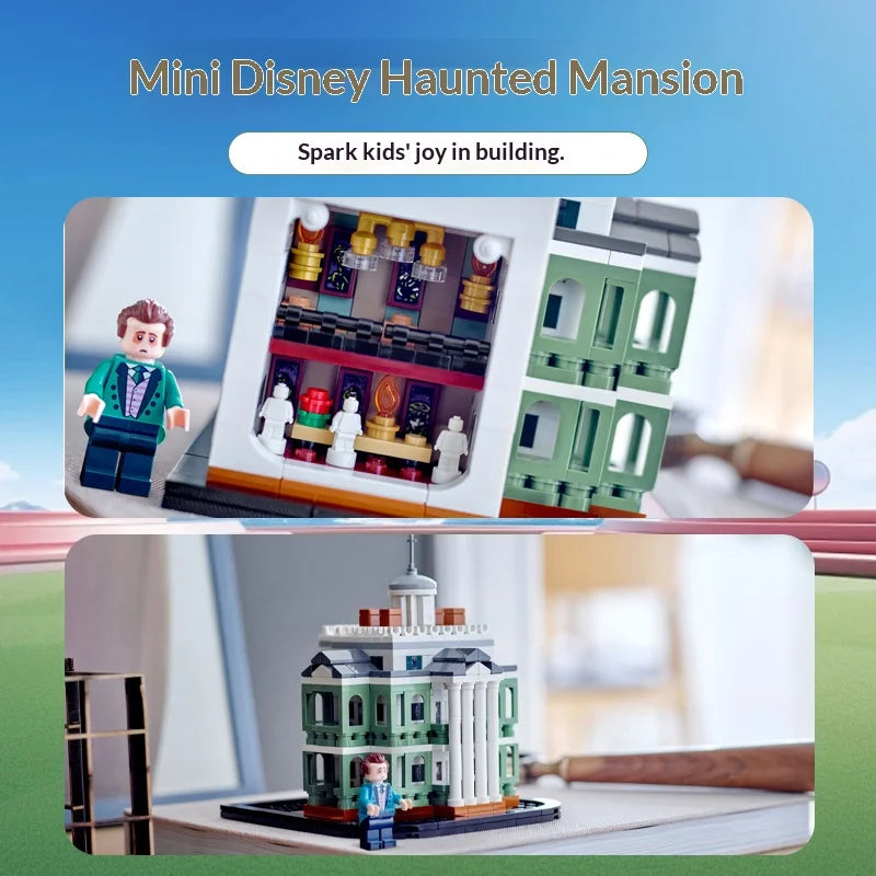 LEGO Disney 40521 Mini Haunted Mansion – Desktop Decor Building Set