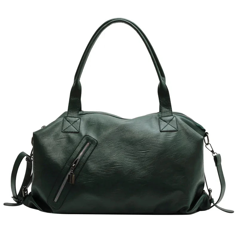 Large Capacity Soft Leather Tote Bag for Women