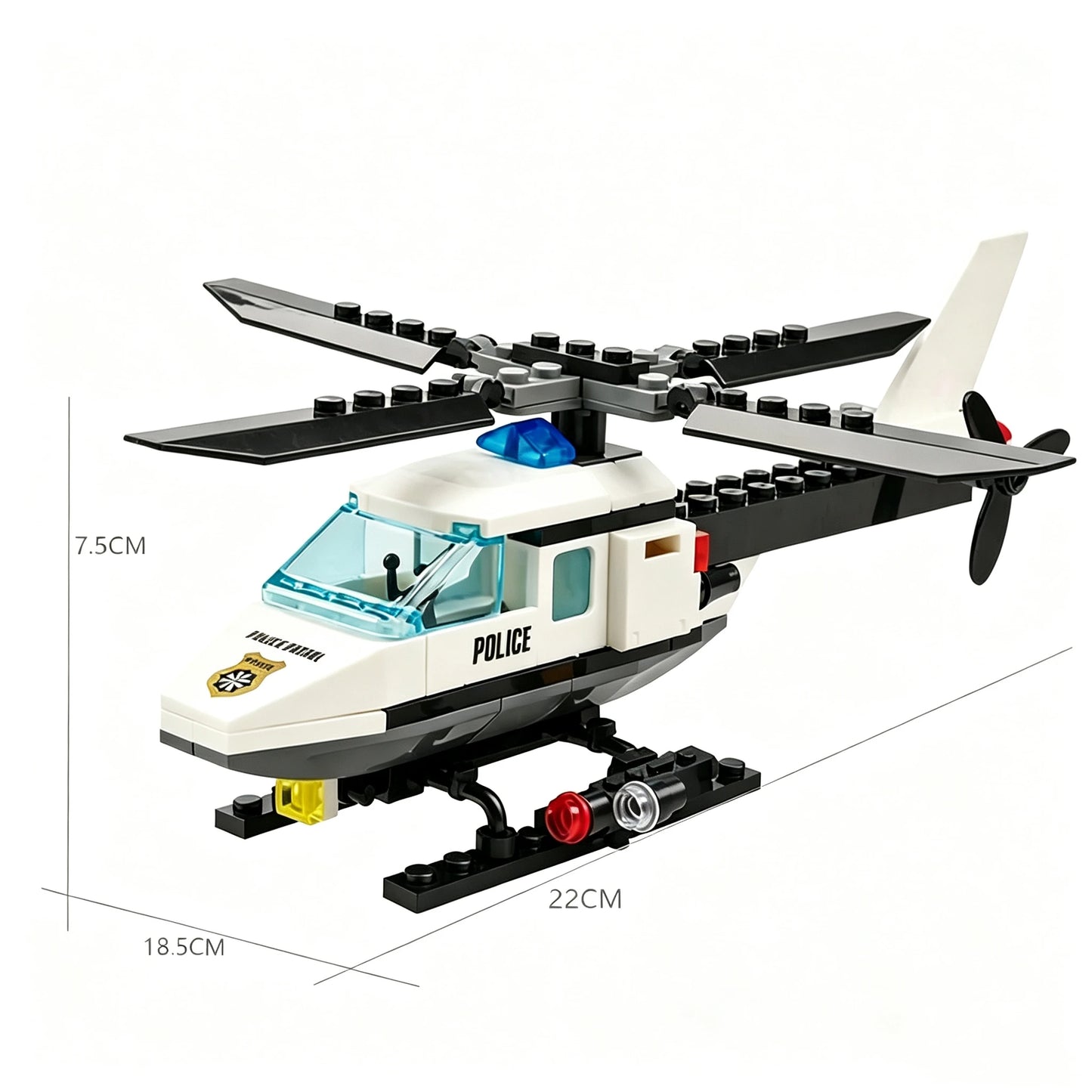 Police Car & Fire Truck Building Block Toy Set – DIY Emergency Vehicles