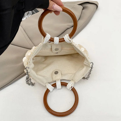 Seashell Beaded Shoulder Bag – Luxury Mermaid Crossbody