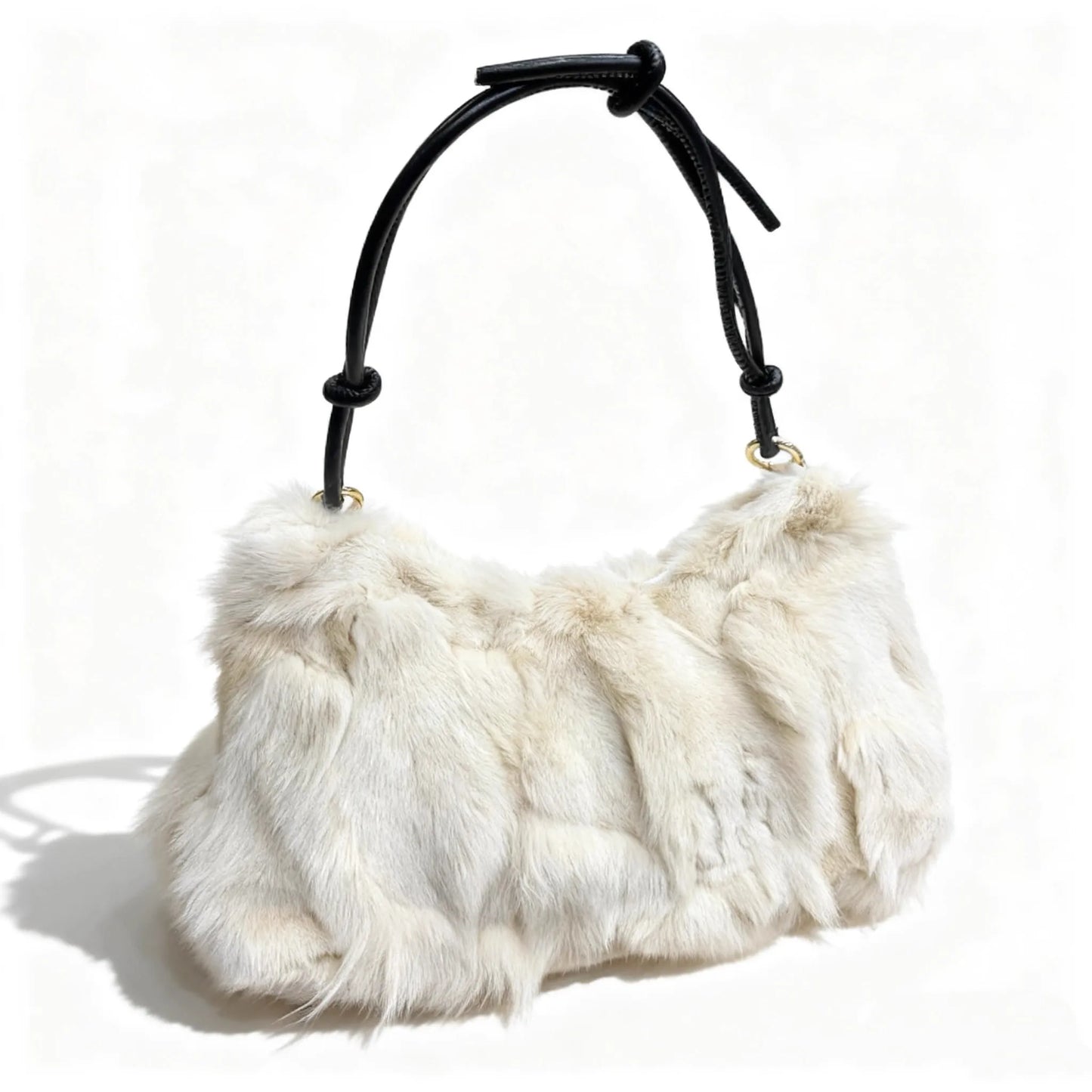 Luxury Europe America Women Real Fox Fur Bag Messenger Chain Shoulder Ladies Tote Handbag Crossbody