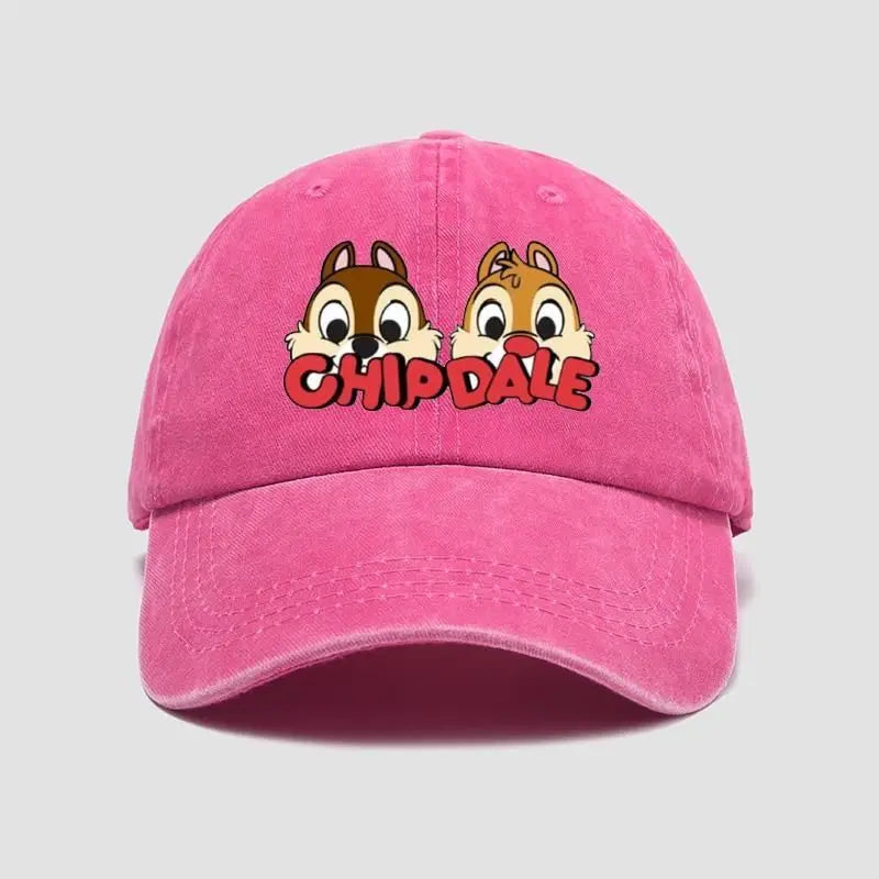 Chip & Dale Baseball Cap – Cute Cartoon Disney Hat for Men & Women