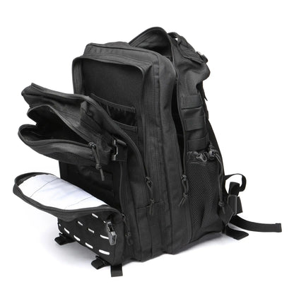 Tactical Backpack 25L/50L MOLLE Hiking Rucksack with Bottle Holders