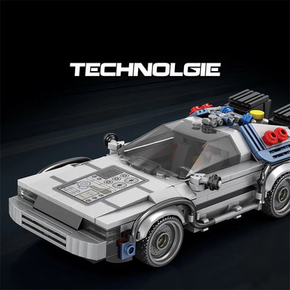 Back to the Future DeLorean Building Blocks Set – 405 Pcs MOC Model