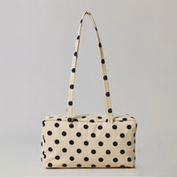 White polka dots