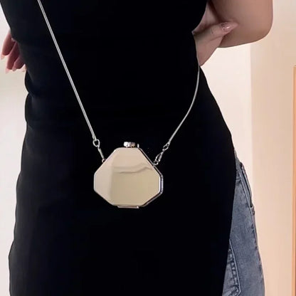 Acrylic Mini Crossbody Purse – Designer Lipstick Clutch Bag