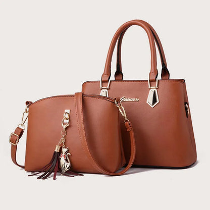 Women's 2-Piece Crossbody Handbag & Tote Set