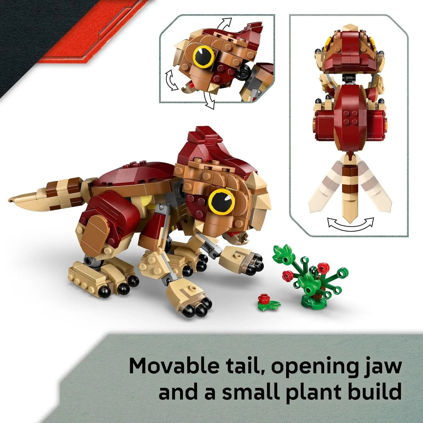 LEGO 76970 Jurassic World Baby Dinosaur Dolores Aquilops Building Set