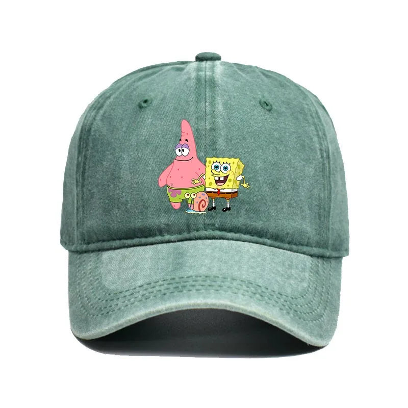 SpongeBob & Patrick Baseball Cap – Unisex Cartoon Hat