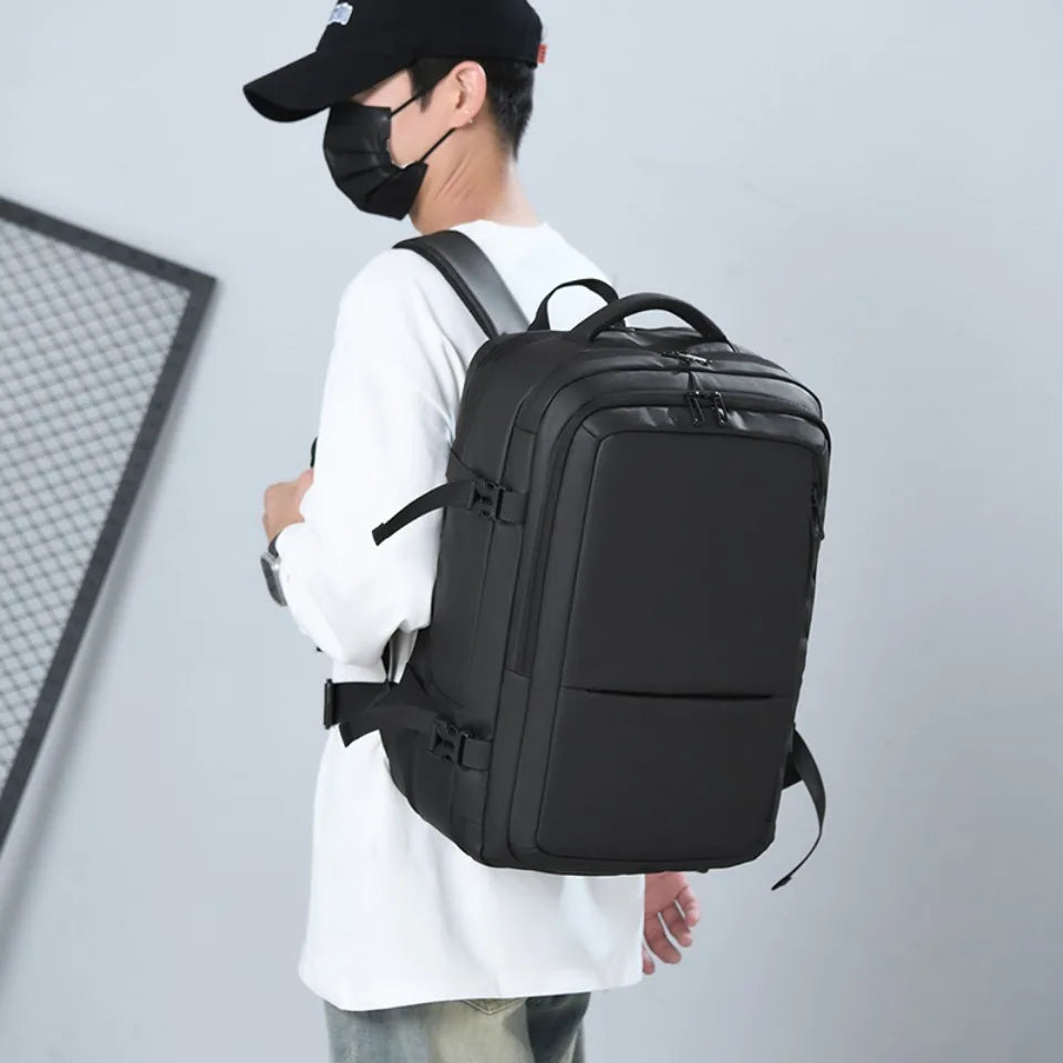 Men's Laptop Backpack – Large Capacity Business Travel Bag