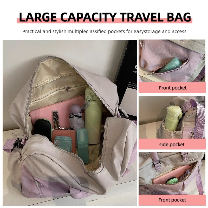Sports Duffel Bag with Shoe Compartment – Travel & Gym