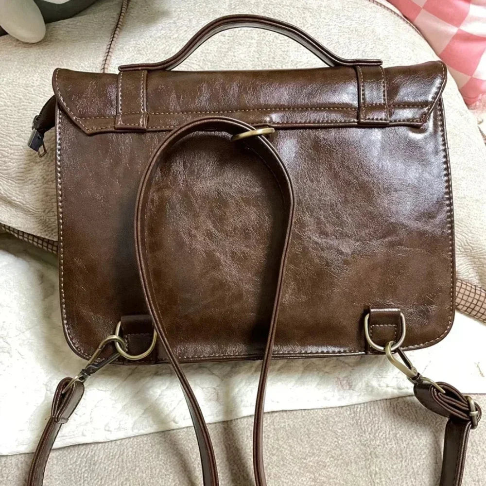 Vintage Women's Messenger Bag – Y2K Satchel Crossbody