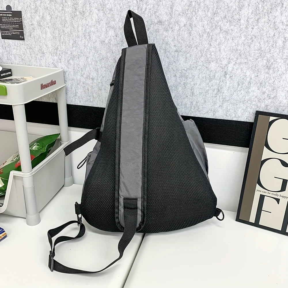 Large Capacity Sling Chest Bag – Sports Crossbody for Men & Women
