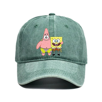 SpongeBob & Patrick Baseball Cap – Adjustable Cartoon Hat