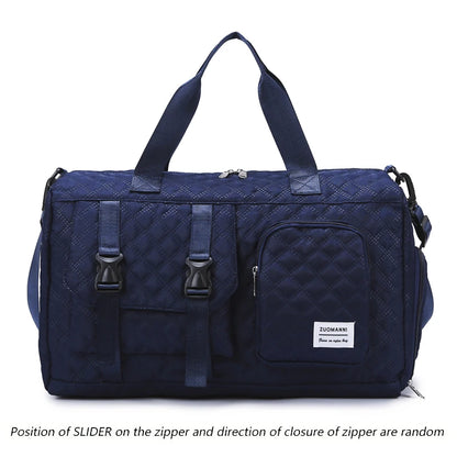 Nylon Travel Duffle Bag – Sports Gym & Overnight Shoulder Bag