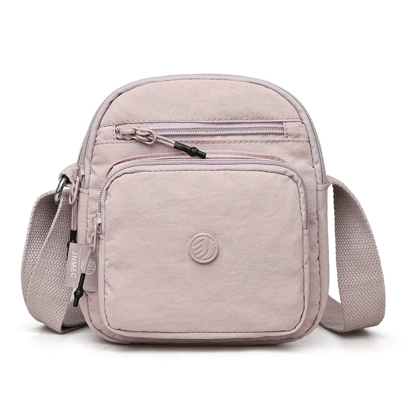 Women's Crossbody Shoulder Bag – Lightweight Oxford Multi-Pocket Purse for Travel & Business