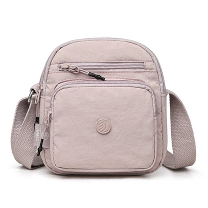 Women's Crossbody Shoulder Bag – Lightweight Oxford Multi-Pocket Purse for Travel & Business