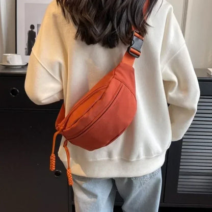 Canvas Crossbody Fanny Pack for Women – Casual Sling Waist Bag