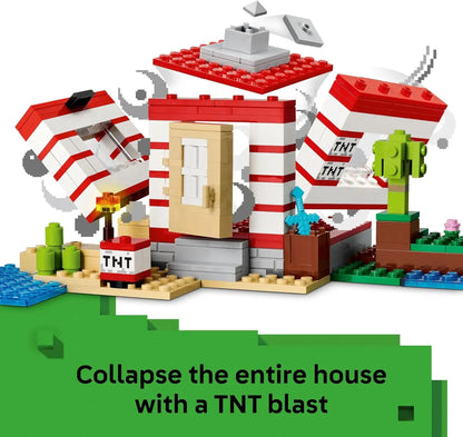 LEGO Minecraft 21275 The TNT Jungle House Building Set