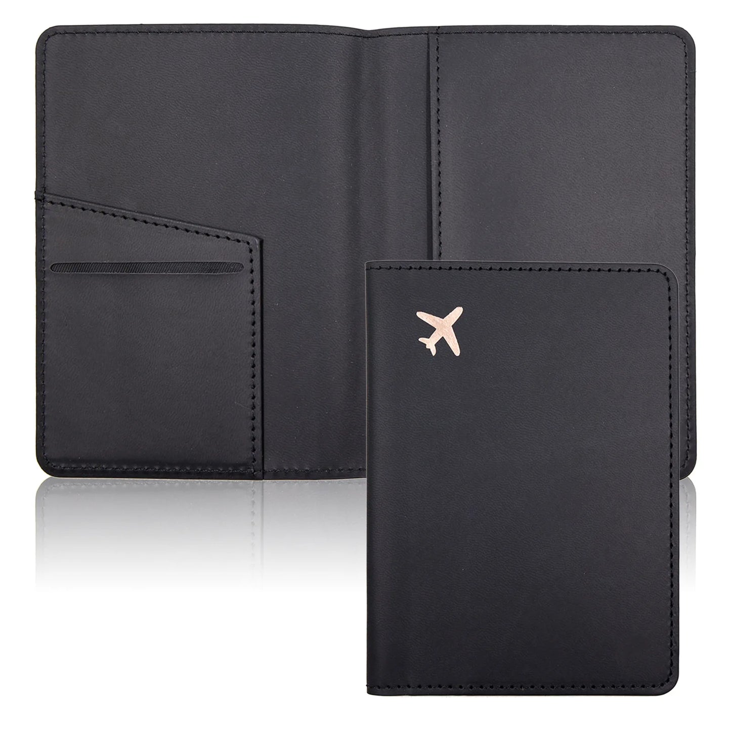 Slim Passport Holder & Travel Wallet – Faux Leather