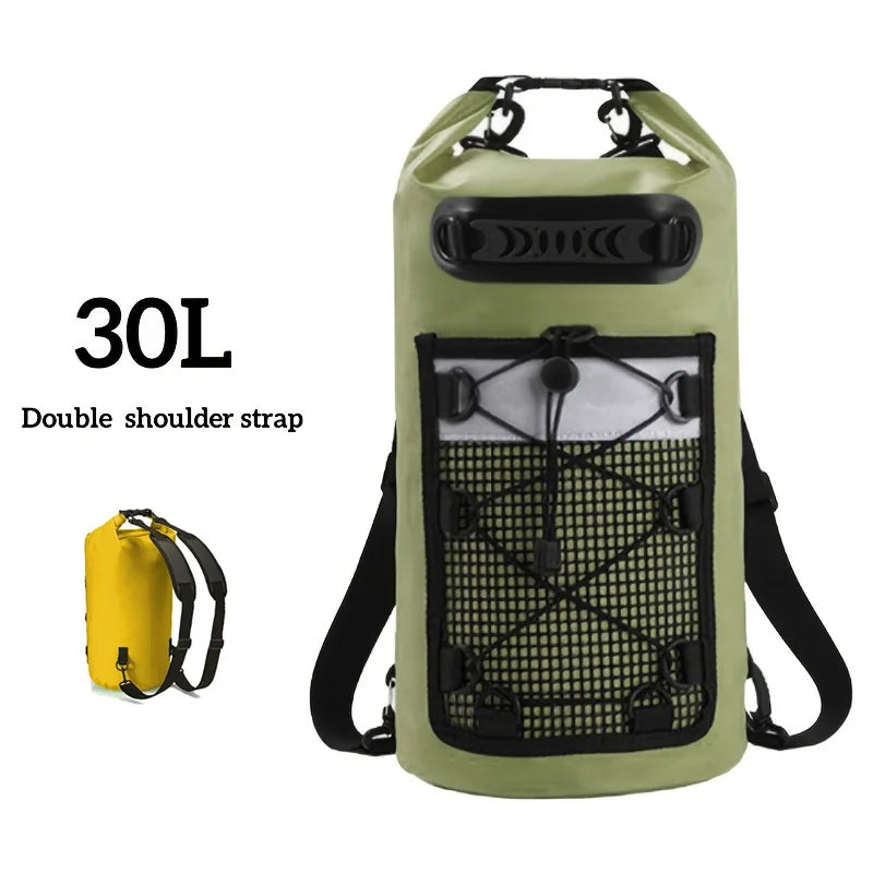 Waterproof Dry Bag Backpack PVC 10L 20L 30L 40L Kayak Trekking