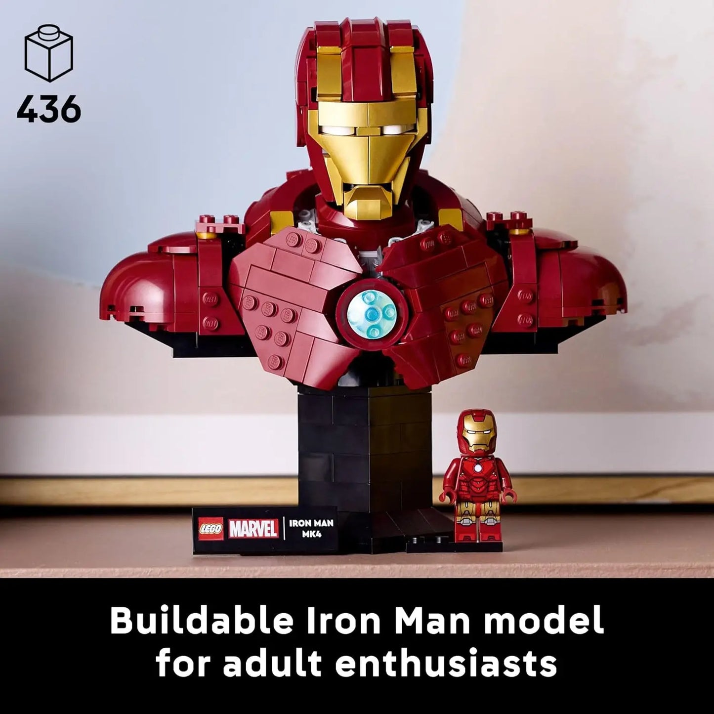LEGO 76327 Iron Man MK4 Bust Marvel Collection Building Set