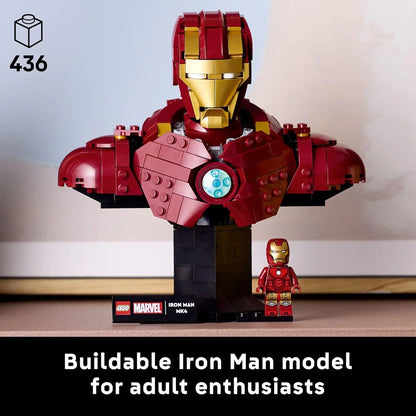 LEGO 76327 Iron Man MK4 Bust Marvel Collection Building Set