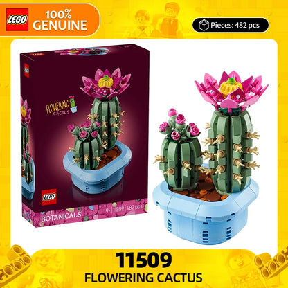 LEGO 11509 Botanicals Flowering Cactus – 482-Piece Plant Set