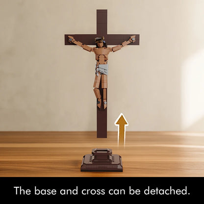 Crucifixion of Jesus Building Blocks Set – 585-Piece Cross MOC Model