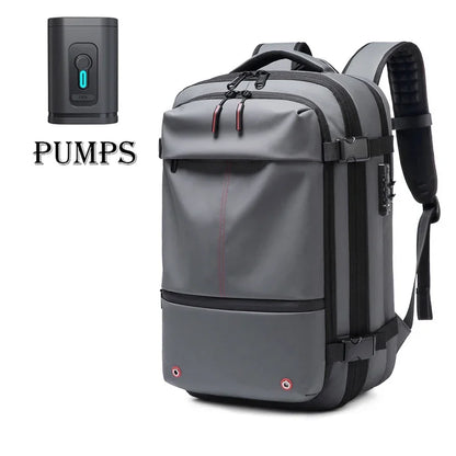 Vacuum Compression Travel Backpack – 17" Laptop, Large Capacity