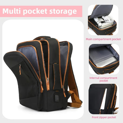 Business Backpack Large Capacity Laptop Bag for Work & Travel