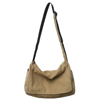 Women's Canvas Crossbody Bag – Vintage Casual Shoulder Tote