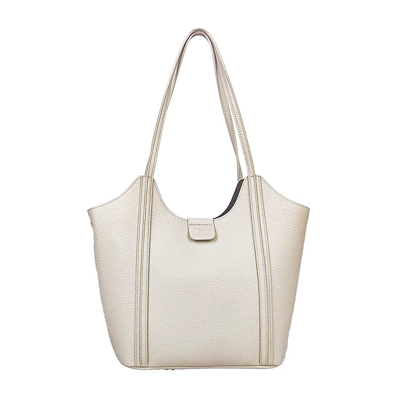 Women's Soft Leather Tote Bag – Luxury Shoulder Handbag